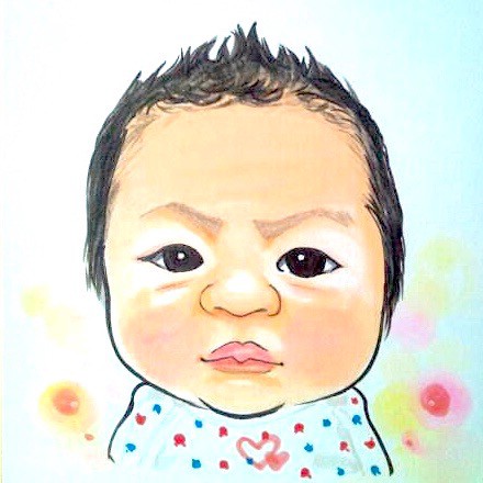 赤ちゃんは生後何ヶ月に似顔絵を描いてもらうのが一番可愛いの 似顔絵情報サイト ニテンナ