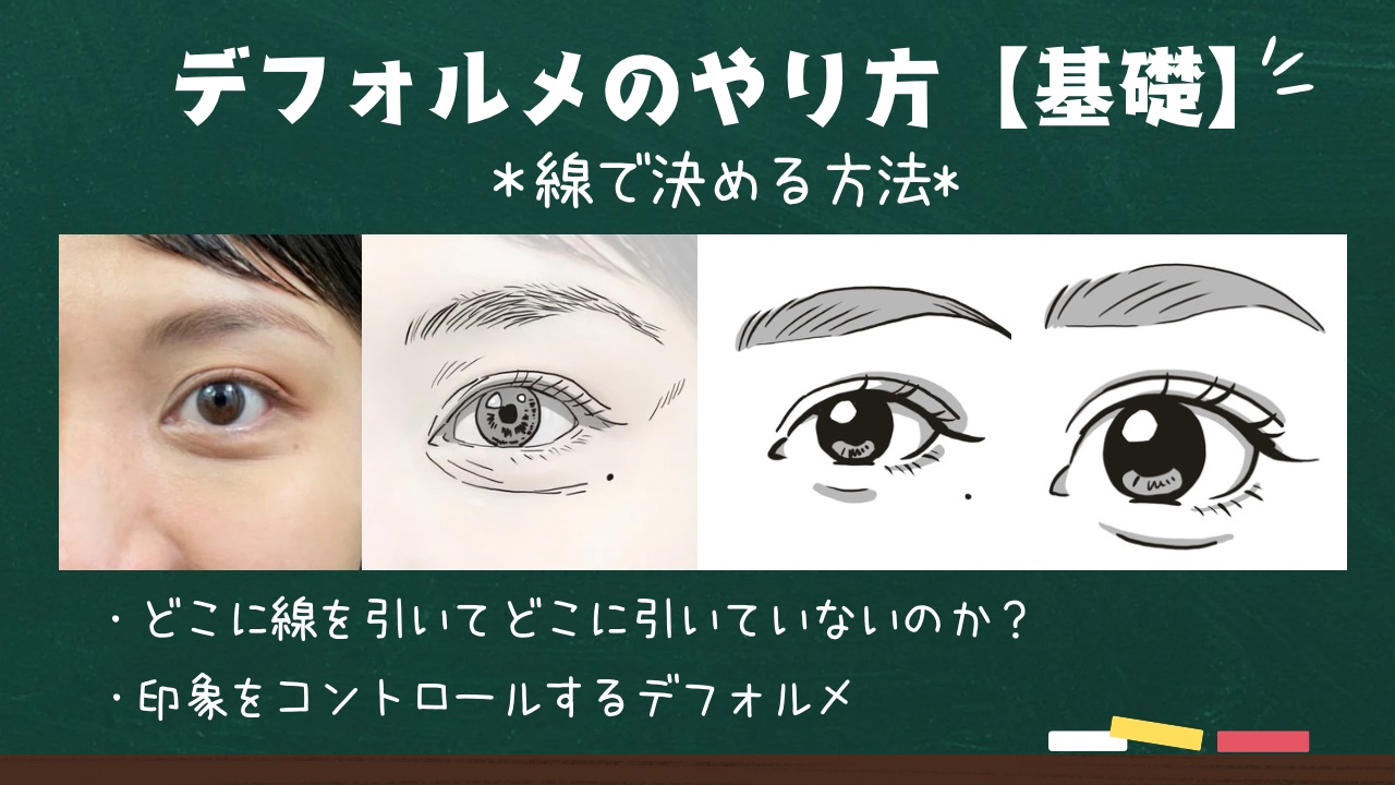 デフォルメのやり方【基礎】